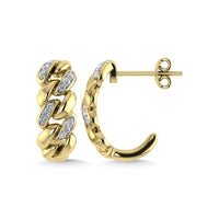 Thumbnail for Diamond  1/10 Ct.Tw. J Earrings in 14K Yellow Gold