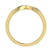 Thumbnail for 14K Yellow Gold 1/5 Ct.Tw. Diamond Chevron Band