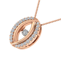 Thumbnail for 10K Rose Gold 1/5 Ct Ct.Tw. Diamond Shimmering Pendant
