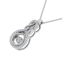 Thumbnail for 10K White Gold 1/5 Ct.Tw. Diamond Shimmering Pendant