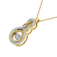 Thumbnail for 10K Yellow Gold 1/5 Ct.Tw. Diamond Shimmering Pendant