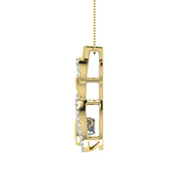 Thumbnail for 10K Yellow Gold 1/5 Ct.Tw. Diamond Shimmering Pendant