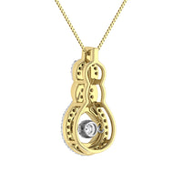 Thumbnail for 10K Yellow Gold 1/5 Ct.Tw. Diamond Shimmering Pendant