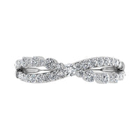 Thumbnail for 10K White Gold 1/2 Ct Ct.Tw. Diamond Crossover Ring
