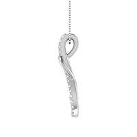 Thumbnail for 10K White Gold 1/4 Ct.Tw. Diamond Shimmering Pendant