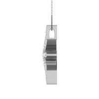 Thumbnail for 10K White Gold 1/5 Ct.Tw. Diamond Star Pendant