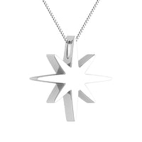 Thumbnail for 10K White Gold 1/5 Ct.Tw. Diamond Star Pendant