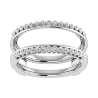 Thumbnail for 14K White Gold 1/2 Ct.Tw. Diamond Guard Ring