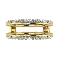 Thumbnail for 10K Yellow Gold 1/4 Ct.Tw. Diamond Guard Ring
