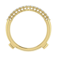 Thumbnail for 10K Yellow Gold 1/4 Ct.Tw. Diamond Guard Ring