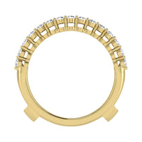 Thumbnail for 14K Yellow Gold 1/2 Ct.Tw. Diamond Chevron Guard Ring