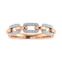 Thumbnail for 10K Rose Gold 1/4 Ct.Tw. Diamond Fashion Ring