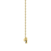 Thumbnail for 10K Yellow Gold 1/5 Ct.Tw. Round Diamond Cuban Link Necklace