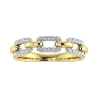 Thumbnail for 10K Yellow Gold 1/4 Ct.Tw. Diamond Fashion Ring