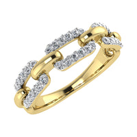 Thumbnail for 10K Yellow Gold 1/4 Ct.Tw. Diamond Fashion Ring