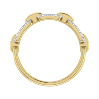 Thumbnail for 10K Yellow Gold 1/4 Ct.Tw. Diamond Fashion Ring