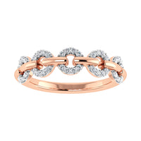 Thumbnail for 10K Rose Gold 1/6 Ct.Tw. Diamond Fashion Ring