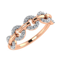 Thumbnail for 10K Rose Gold 1/6 Ct.Tw. Diamond Fashion Ring