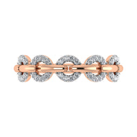 Thumbnail for 10K Rose Gold 1/6 Ct.Tw. Diamond Fashion Ring