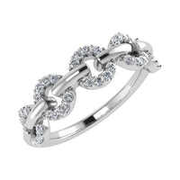 Thumbnail for 10K White Gold 1/6 Ct.Tw. Diamond Fashion Ring