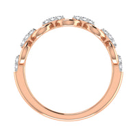 Thumbnail for 10K Rose Gold 1/10 Ct.Tw. Diamond Fashion Ring
