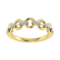 Thumbnail for 10K Yellow Gold 1/10 Ct.Tw. Diamond Fashion Ring