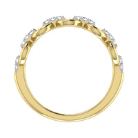 Thumbnail for 10K Yellow Gold 1/10 Ct.Tw. Diamond Fashion Ring