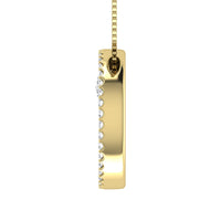 Thumbnail for 14K Two Tone 1/2 Ct.Tw. Diamond Double Circle Pendant