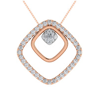 Thumbnail for 10K Rose Gold 1/2 Ct.Tw. Diamond Slide Pendant