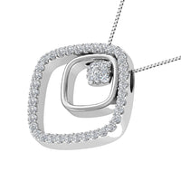 Thumbnail for 10K Rose Gold 1/2 Ct.Tw. Diamond Slide Pendant