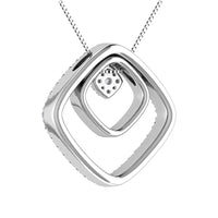 Thumbnail for 10K Rose Gold 1/2 Ct.Tw. Diamond Slide Pendant