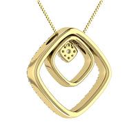 Thumbnail for 10K Yellow Gold 1/2 Ct.Tw. Diamond Slide Pendant