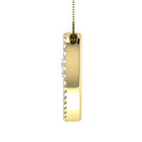 Thumbnail for 10K Yellow Gold 1/2 Ct.Tw. Diamond Double Heart Pendant