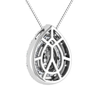 Thumbnail for 10K White Gold 3/4 Ct.Tw. Diamond Pear Shape Pendant