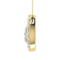 Thumbnail for 10K Yellow Gold 3/4 Ct.Tw. Diamond Pear Shape Pendant