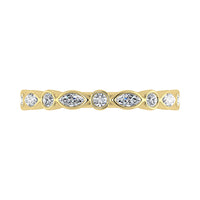 Thumbnail for 14K Yellow Gold 1/3.Tw. Diamond Stack Band