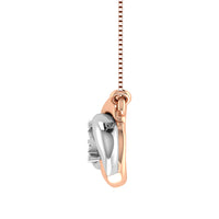 Thumbnail for 10K Two Tone 1/10.Tw. Diamond Fashion Necklace