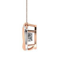 Thumbnail for 10K Two Tone 1/20 Ct.Tw. Diamond Shimmering Necklace