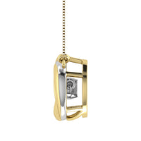 Thumbnail for 10K Two Tone 1/20 Ct.Tw. Diamond Shimmering Necklace