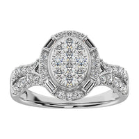 Thumbnail for 14K White Gold 1 Ct.Tw. Diamond Pear Shape Engagement Ring