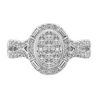 Thumbnail for 14K White Gold 1 Ct.Tw. Diamond Pear Shape Engagement Ring