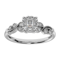 Thumbnail for 10K White Gold 1/3 Ct.Tw. Diamond Promise Ring
