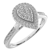 Thumbnail for 10K White Gold 1/5 Ct.Tw. Diamond Promise Ring