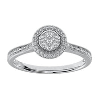 Thumbnail for 10K White Gold 1/5 Ct.Tw. Diamond Promise Ring