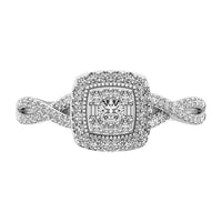 Thumbnail for 14K White Gold 1/2 Ct.Tw. Diamond Pear Shape Engagement Ring