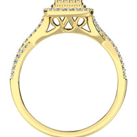 Thumbnail for 14K Yellow Gold 1/2 Ct.Tw. Diamond Pear Shape Engagement Ring