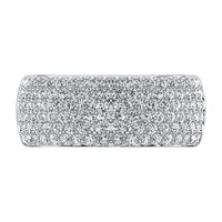 Thumbnail for 14K White Gold 1 5/8 Ct.Tw. Diamond Pave Set Fashion Band