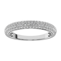 Thumbnail for 14K White Gold 1/2 Ct.Tw. Diamond Pave Set Fashion Band