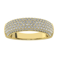 Thumbnail for 14K Yellow Gold 1 Ct.Tw. Diamond Pave Set Fashion Band