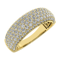 Thumbnail for 14K Yellow Gold 1 Ct.Tw. Diamond Pave Set Fashion Band